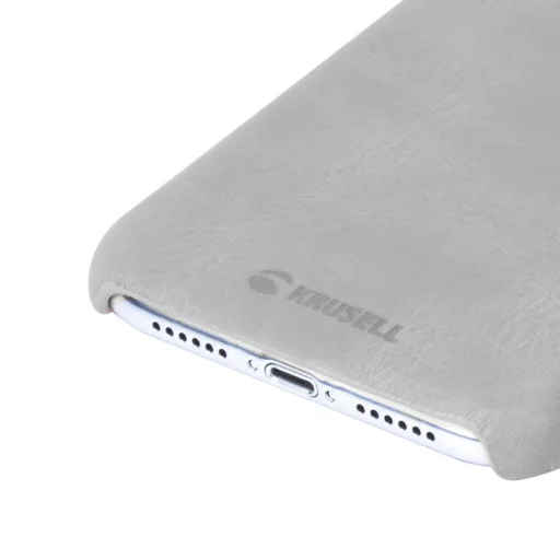Krusell Sunne Cover Apple iPhone XS vintage sivé puzdro - 5