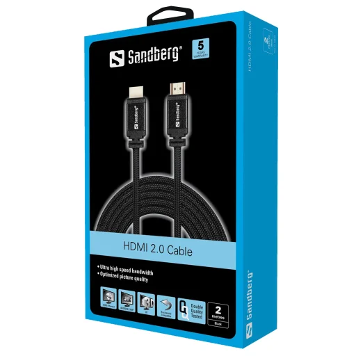 Sandberg 508-98 HDMI 2.0 19M-19M kábel, 2 m - 3