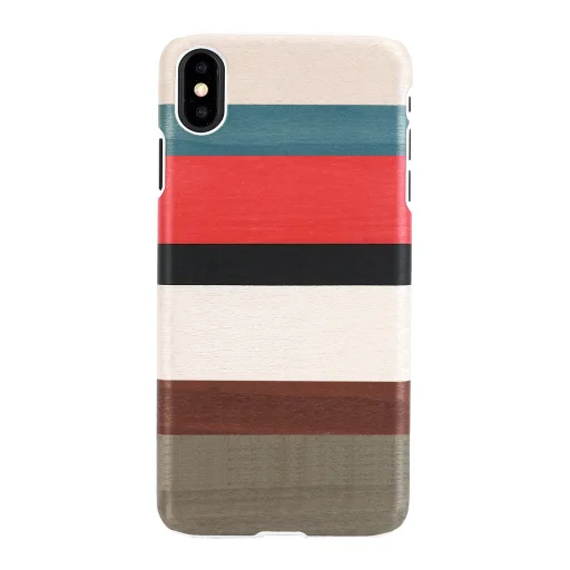 MAN&WOOD iPhone X/XS corallina white tok - 1