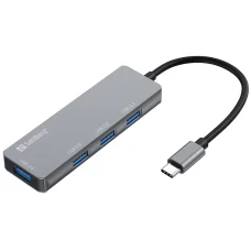 Sandberg 336-32 USB-C Hub 1xUSB 3.0 + 3xUSB 2.0 rozbočovač