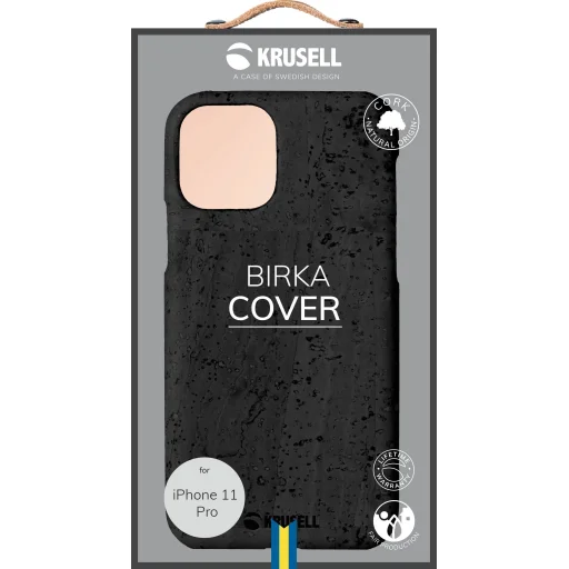 Krusell Birka Cover Apple iPhone 11 Pro fekete tok - 6