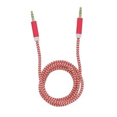 Tellur Basic audio kábel AUX 3,5 mm jack 1 m červený kábel