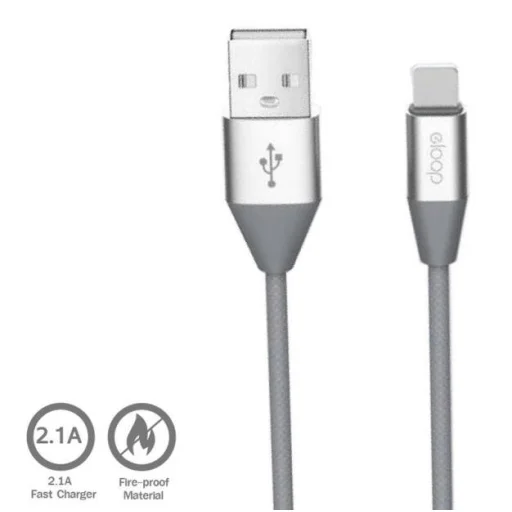 Orsen S32 Micro adatkábel 2.1A 1,2 m szürke - 2