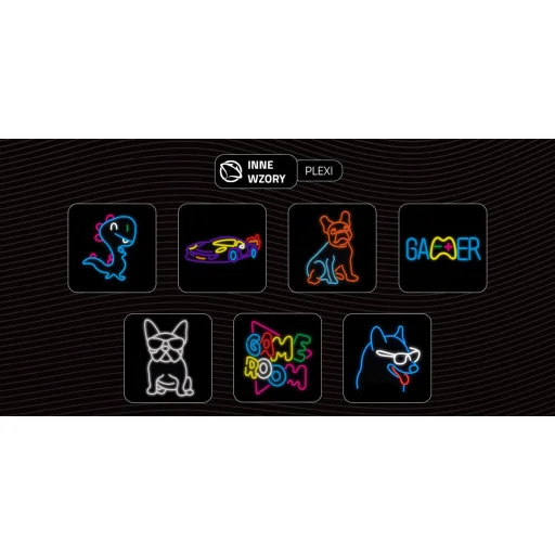Manta SNL63MT Style Neon Lights Gamepad lampa - 6