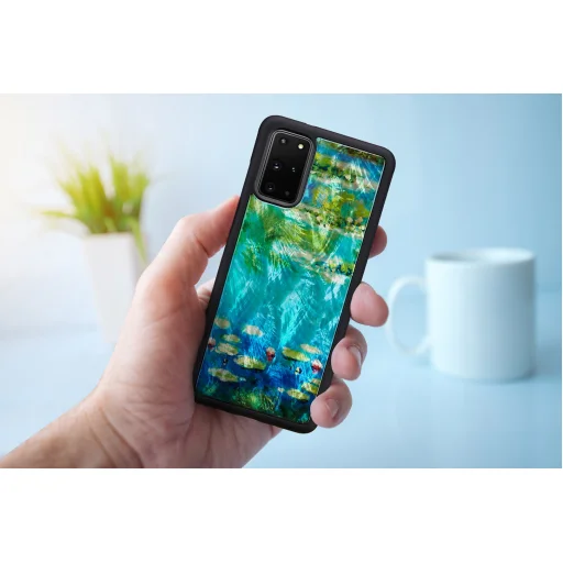 Puzdro iKins Water Lilies Black pre Samsung Galaxy S20+ - 4