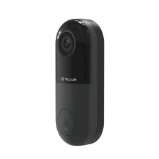 Tellur Smart WiFi video zvonček 1080P, PIR, drôtový, čierny