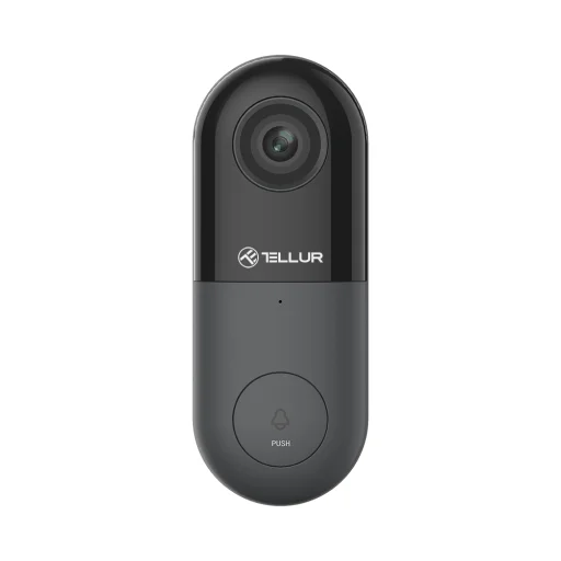 Tellur Smart WiFi video zvonček 1080P, PIR, drôtový, čierny - 2