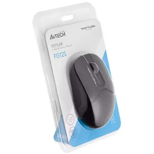 A4Tech 47120 FSTYLER FM12S Black bezdrôtová optická myš - 4