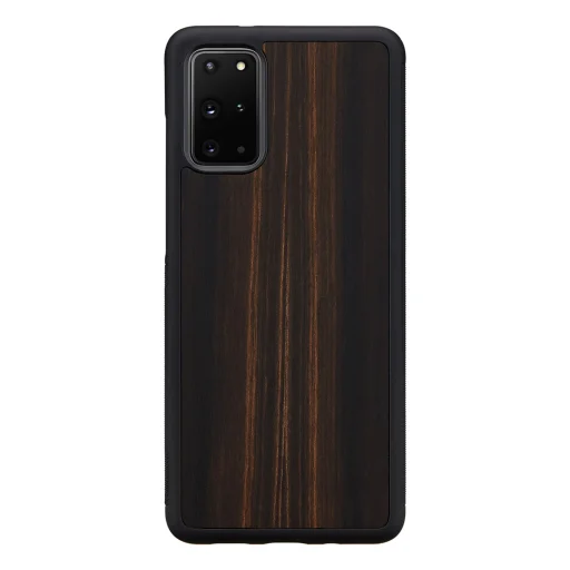 MAN&WOOD ebony black puzdro pre Samsung Galaxy S20+ - 1