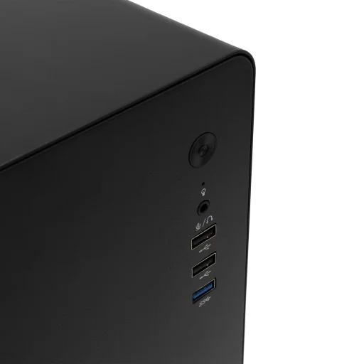 Sbox PCC-500 Black ATX počítačová skriňa - 6