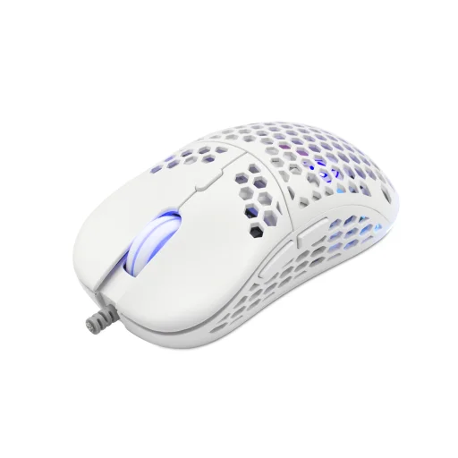 eShark NAGINATA ESL-M4 gamer egér, fehér - 1