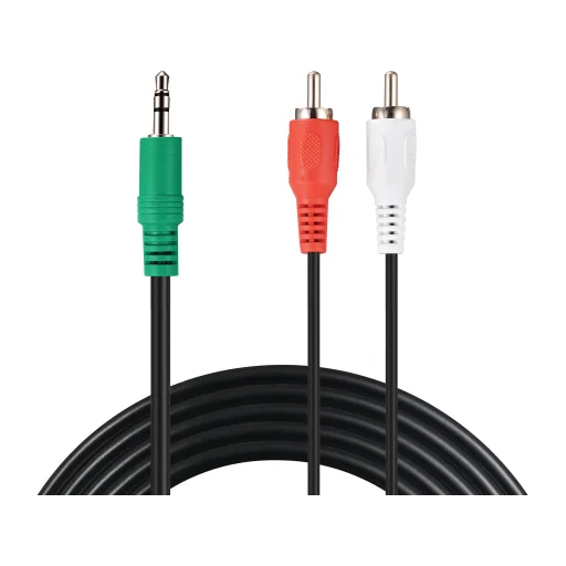 Sandberg 500-97 MiniJack-M->2xRCA-M 2m - 1