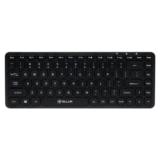 Tellur Mini bezdrôtová klávesnica čierna - 1