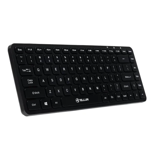 Tellur Mini bezdrôtová klávesnica čierna - 2
