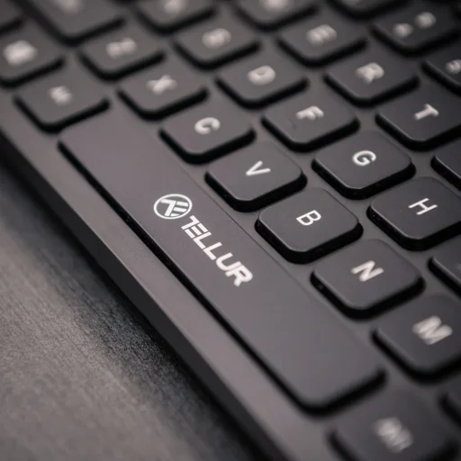 Tellur Mini bezdrôtová klávesnica čierna - 8