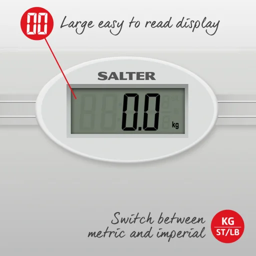 Salter 9018S SV3RCFEU16 sklenená digitálna osobná váha - 3