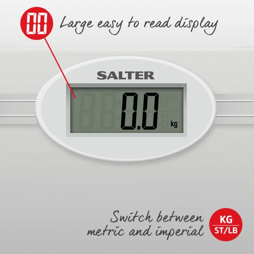 Salter 9018S SV3RCFEU16 sklenená digitálna osobná váha - 10