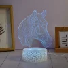 Manta SNL116RGB LED lámpa fénydekoráció Lovak RGB 3D thumbnail
