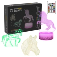 Manta SNL116RGB LED lampa svetelná dekorácia Kone RGB 3D