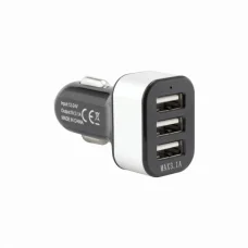 Sbox nabíjačka do auta CC-331B 3.1A čierna/sivá