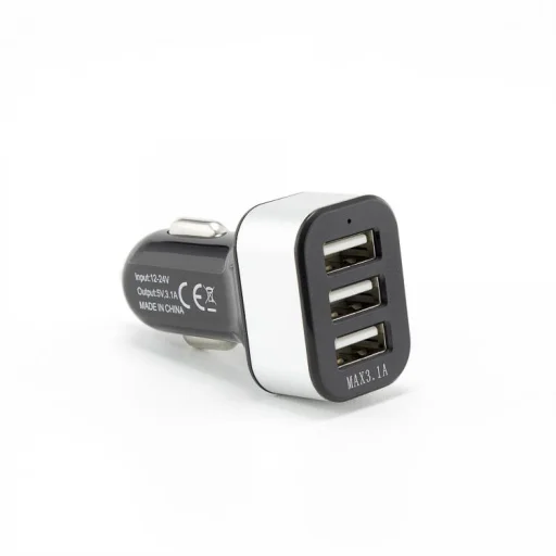 Sbox nabíjačka do auta CC-331B 3.1A čierna/sivá - 2