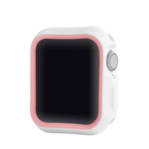Devia Dazzle Series puzdro na Apple Watch 44 mm bielo-ružové - 1