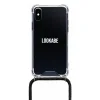 Lookabe Necklace iPhone X/Xs arany-fekete nyakpántos tok thumbnail
