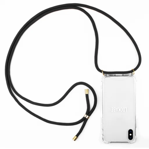 Lookabe Necklace iPhone X/Xs arany-fekete nyakpántos tok - 2