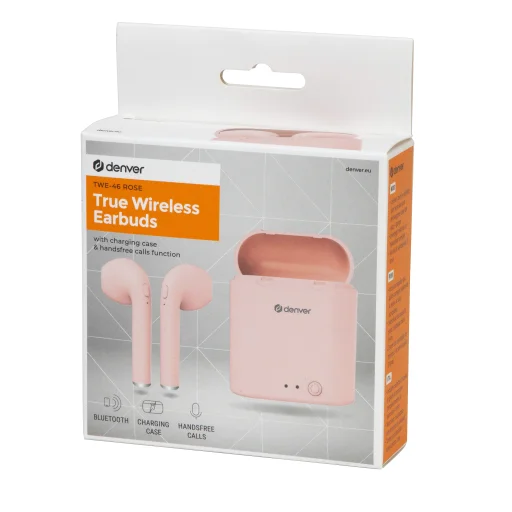 Denver TWE-46 Rose vezeték nélküli Bluetooth fülhallgató - 10