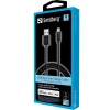 Sandberg 441-39 USB–Lightning MFI 1 m čierny synchronizačný a nabíjací kábel thumbnail