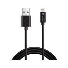 Sandberg 441-39 USB–Lightning MFI 1 m čierny synchronizačný a nabíjací kábel