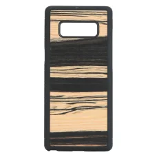 MAN&WOOD Samsung Galaxy Note 8 puzdro so vzorom bieleho ebenového dreva