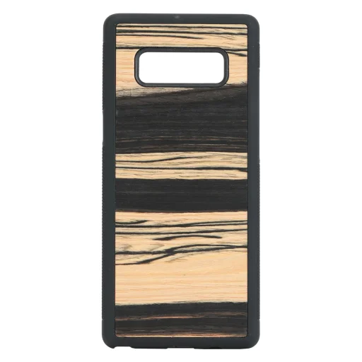 MAN&WOOD Samsung Galaxy Note 8 puzdro so vzorom bieleho ebenového dreva - 1