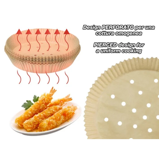 Beper C103ACC001 sada papierových foriem na pečenie do teplovzdušnej fritézy - 4