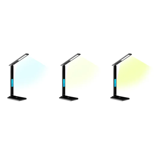 Media-Tech MT222K Leditou čierna stolná lampa - 7
