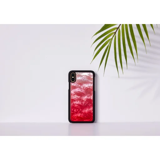 puzdro iKins iPhone XS/S pink lake black - 3