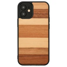 MAN&WOOD Sabbiа Black puzdro pre iPhone 12 mini