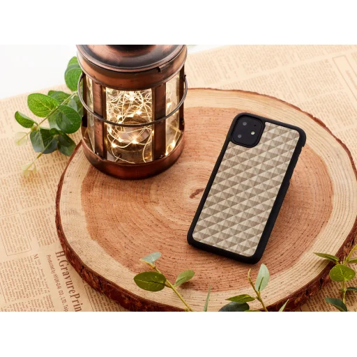 MAN&WOOD okostelefon tok iPhone 11 Armor Black tok - 3