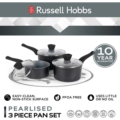 Russell Hobbs RH01706EU perleťová sada hrncov, 3-dielna - 5