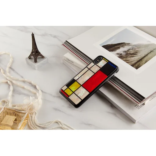 iKins SmartPhone puzdro pre iPhone XS Max, Mondrian Black - 3
