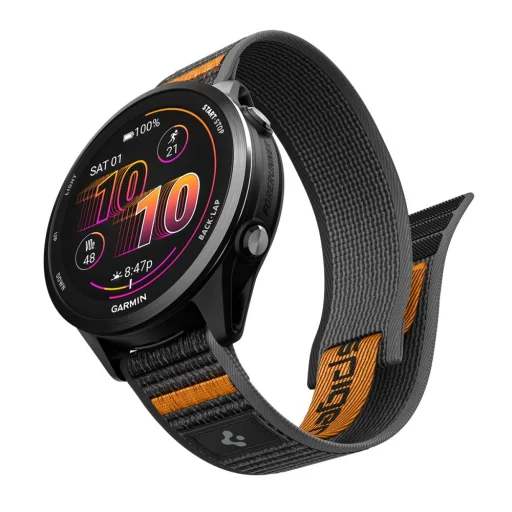Garmin Quick Release 22 mm Spigen Athlex Air aktívny čierno-oranžový - 3