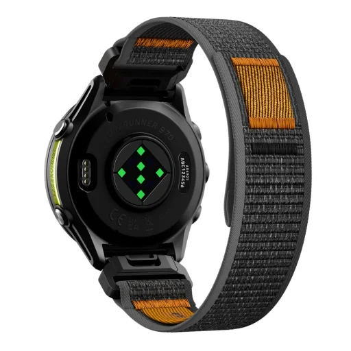 Spigen Athlex Air Garmin QuickFit 22 mm aktívny čierno-oranžový remienok - 3