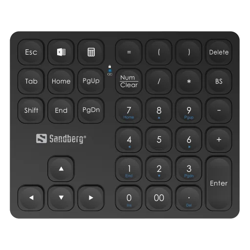 Sandberg 630-09 Wireless Numeric Keypad Pro vezeték nélküli numerikus billentyűzet - 4