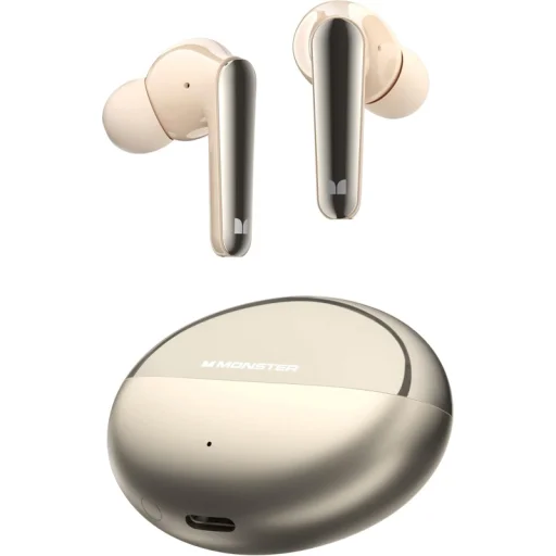 Monster N-Lite 203 AirLinks, zlaté bluetooth slúchadlá - 1