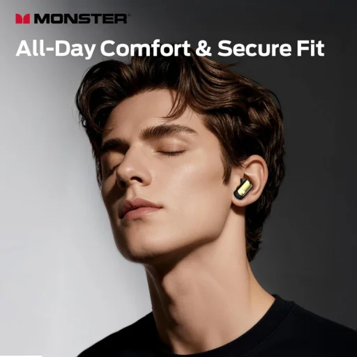 Monster N-Lite 217, čierne bluetooth slúchadlá - 2