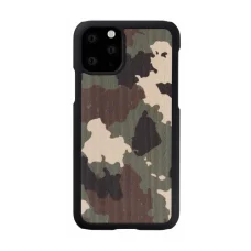 MAN&WOOD iPhone 11 Pro čierne maskáčové puzdro