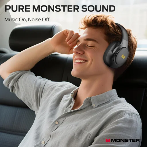 Bluetooth slúchadlá Monster Persona 5th, čierne - 6