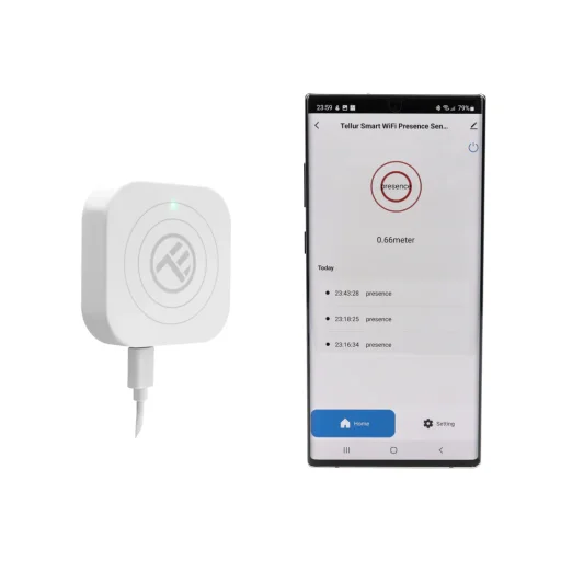 Tellur Smart WiFi snímač prítomnosti, biely - 5