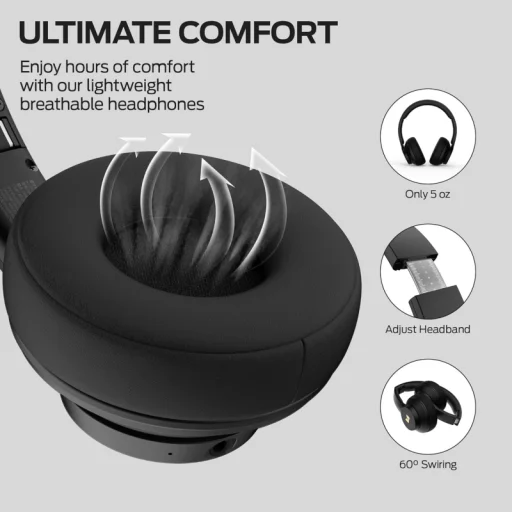 Bluetooth slúchadlá Monster Mission 100, čierne - 3