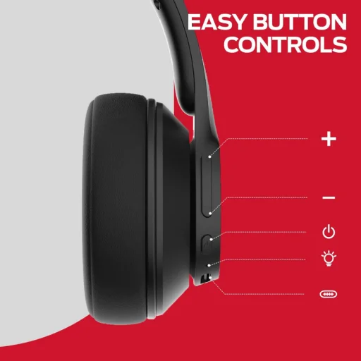 Bluetooth slúchadlá Monster Mission 100, čierne - 6